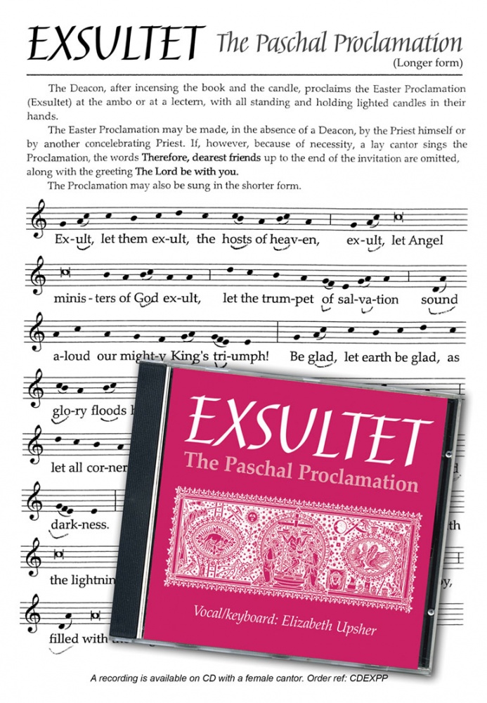 the paschal proclamation sheet music exultet sheet music