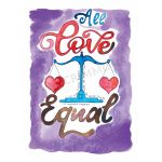 Black Lives Matter: All love is equal - Banner BAN681