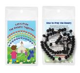 Children's Wooden Rosary Beads Pk6