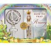 Wooden Rosary & Booklet Set (CBC60665)