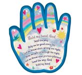 Wooden Prayer Plaque: Hold my Hand God (CBCAG32737)