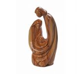 Holy Family 21cm Olive Wood Statue