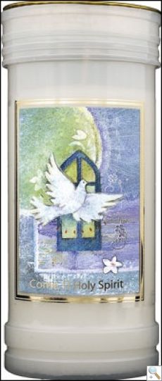 Pillar Candle - Holy Spirit (CBC8695/SPIRIT)