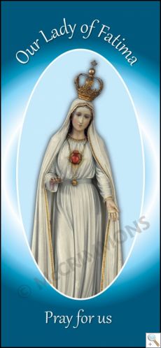 Our Lady of Fatima Banner - A Shape - BAN1155