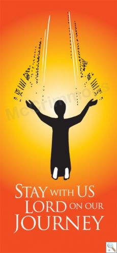 Stay with us Lord on our journey: Save Us - Roller Banner RB1603