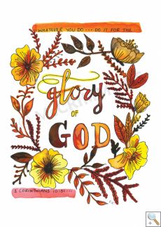 Love Scripture: Glory to God - Banner BAN688