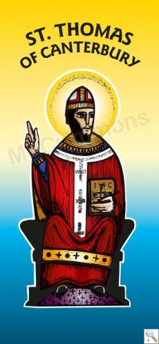 St. Thomas of Canterbury - Roller Banner RB988B