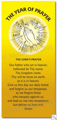 Year of Prayer: Yellow Roller Banner - RBTYP24Y