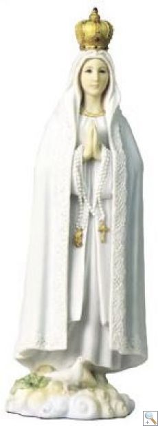Our Lady of Fatima Resin 10 1/2'' Statue (CBC52728)