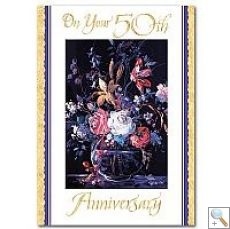 50th Wedding Anniversary Card (CL1013)