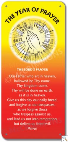 Year of Prayer: Red Display Board - FMYP24R