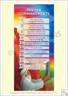 The Ten Commandments Poster - PBRM06