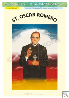 St. Oscar Romero - Poster A3 (STP1190)
