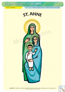 St. Anne - A3 Poster (STP733)