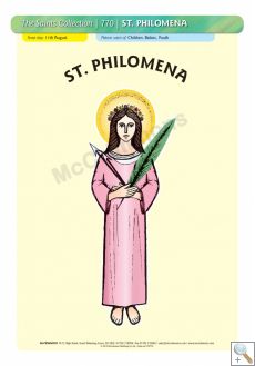 St. Philomena - Poster A3 (STP770)