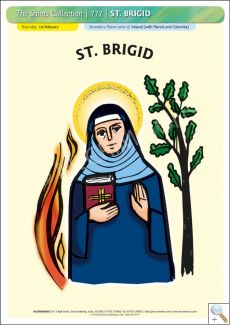 St. Brigid - A3 Poster (STP777)