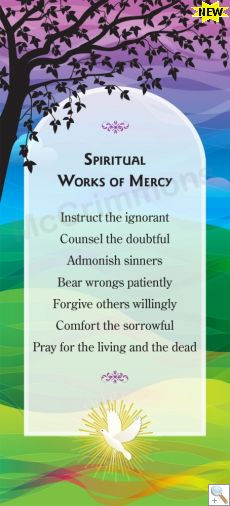 Spiritual Works of Mercy - Display Board 1628
