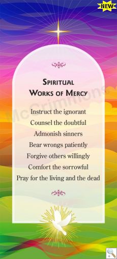 Spiritual Works of Mercy - Display Board 1629