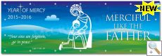Jesus and the child - Year of Mercy PVC Banner PVLYM7