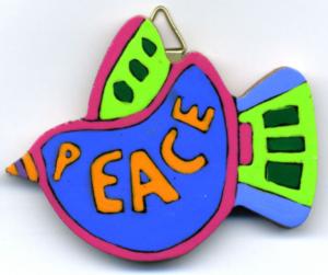 Dove of Peace - Wooden Plaque 