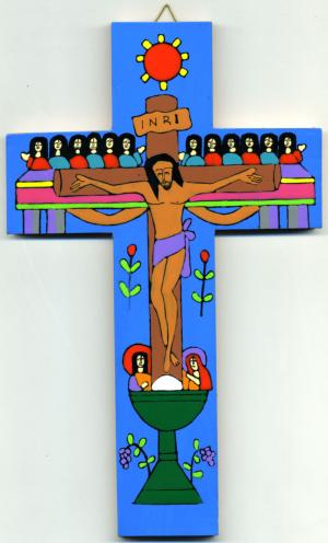 Last Supper/2 - Wooden Cross