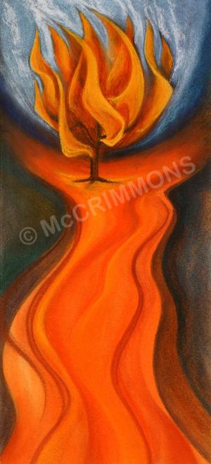 Filled with the fire of love - Banner