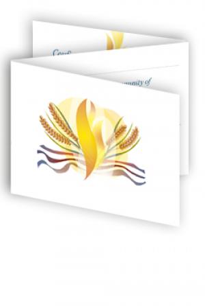 Certificate - Reception of Adults - pack of 10 three-fold cards