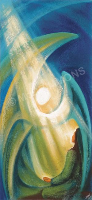 God's coming is announced - Banner