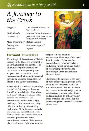 Download - A Journey to the Cross - Notes (PDF)