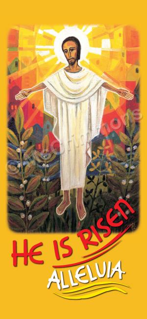 He is Risen, Alleluia - Banner