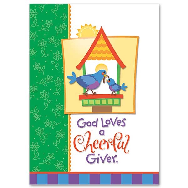 God Loves A Cheerful Giver CB1665 