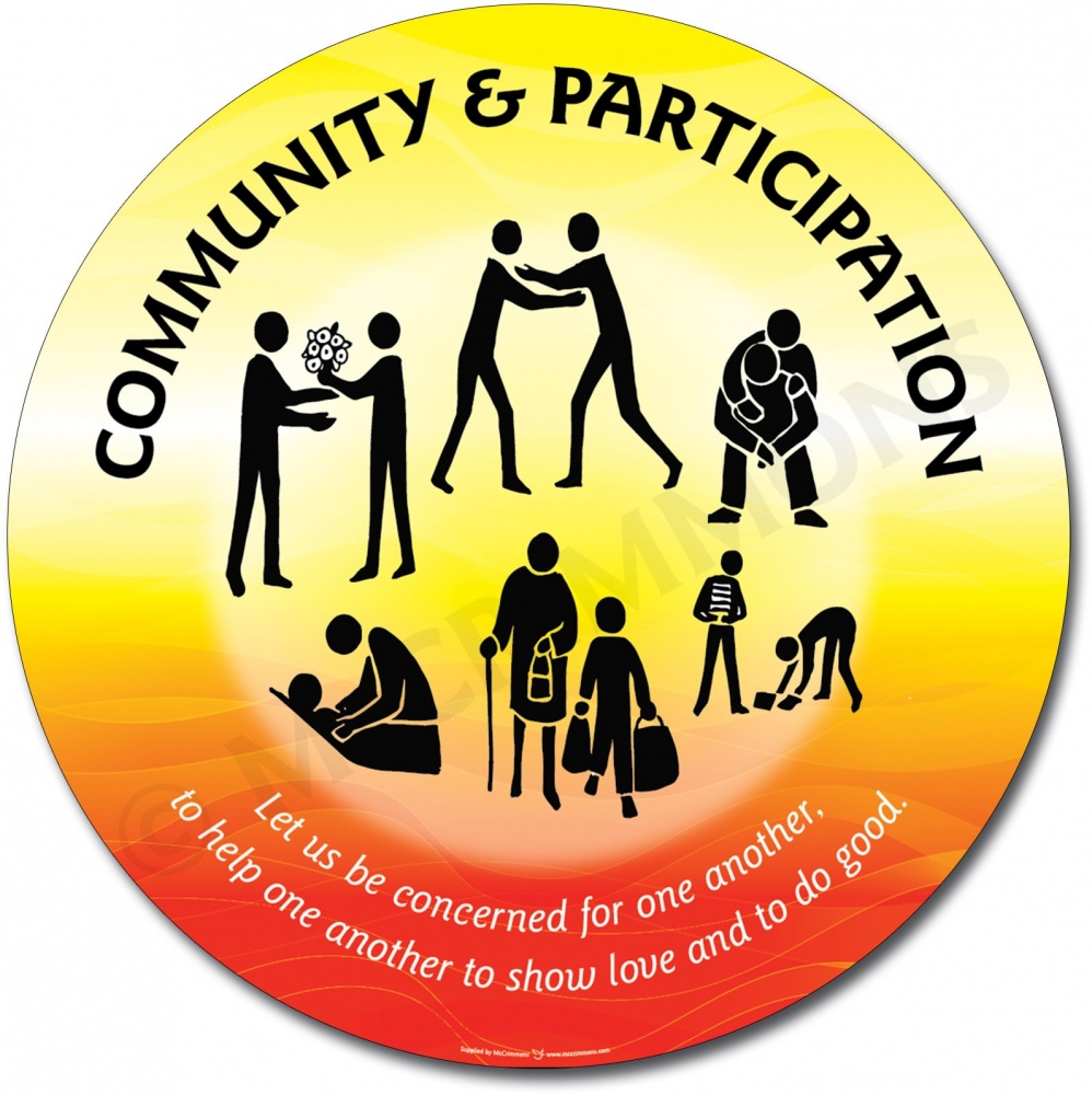 Catholic Social Teaching Circular Foamex Display Board Set