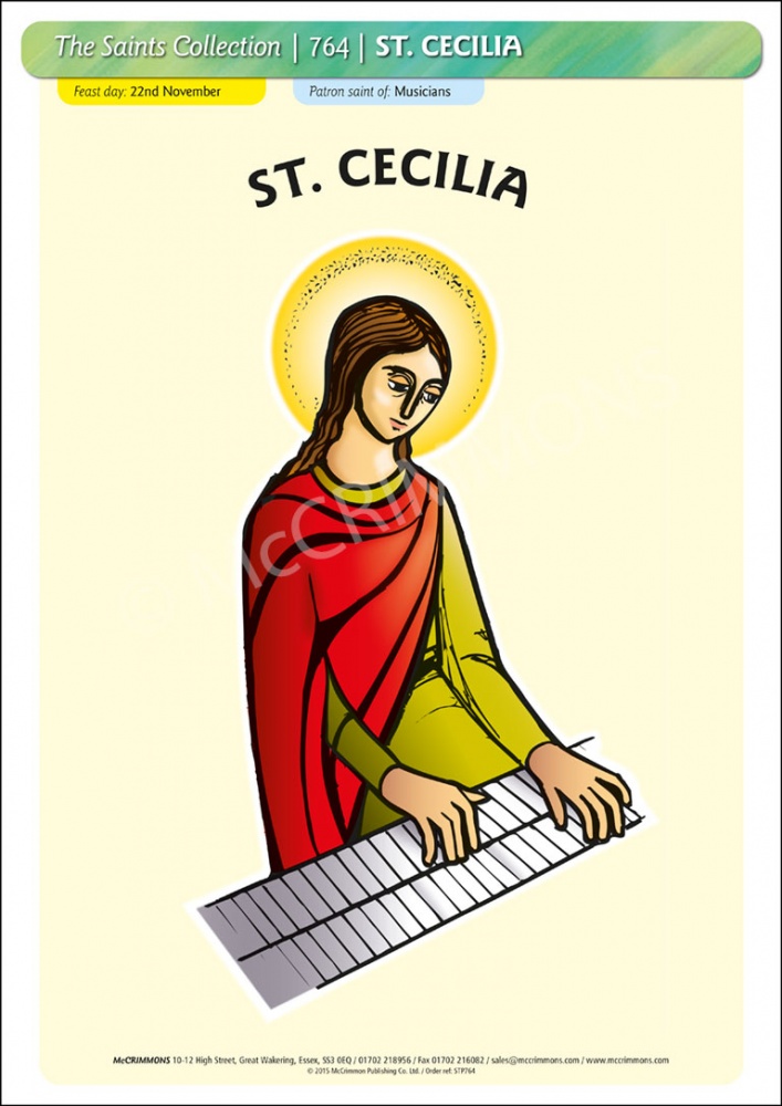 St. Cecilia - Poster A3 (STP764)