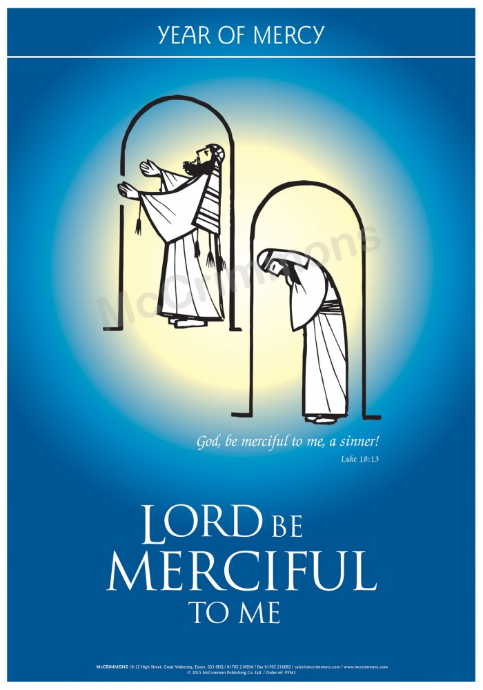 God be merciful to me - Year of Mercy Poster