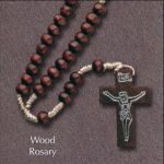 Brown Wood Rosary (CBC6022)