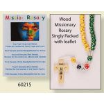 Wooden Bead 'Missionary' Rosary (CBC60215) 