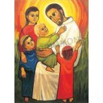 Jesus blesses the children - Banner