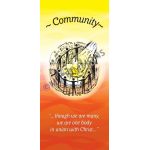 Core Values: Community - Roller Banner RB1718