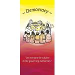 Core Values: Democracy - Roller Banner RB1730