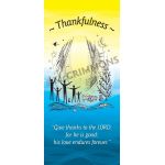 Core Values: Thankfulness - Banner BAN1822X