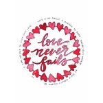 Black Lives Matter: Love never fails - Banner BAN678