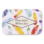Tin Prayer Box: Feathers (CBC46109)