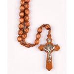 Wooden Bead Rosary (CBC6028)