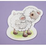 Wooden Prayer Plaque: Lamb Gentle Shepherd (CBCAG56792)