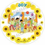 The Virtues Collection - Sunflower - Circular Foamex Display Board Set 60cm