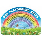 Playground Rules Dibond Display Board