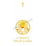 Liturgical Year Banner - Christmas - A Saviour is born for us today.