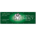 I lay down my life for my sheep - Year of Mercy PVC Banner PVLYM1