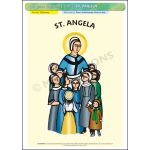 St. Angela - Poster A3 (STP1055)