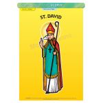 St. David - Poster A3 (STP713Y)